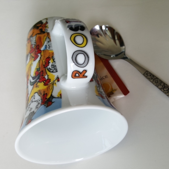 UK Roosters Lover Ceramic Mug 2008 Paul Cardew Cheerful Colorful - Picture 6 of 9